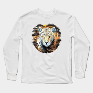 Panther Beast Animal World Predator Wild Nature Wilderness Long Sleeve T-Shirt